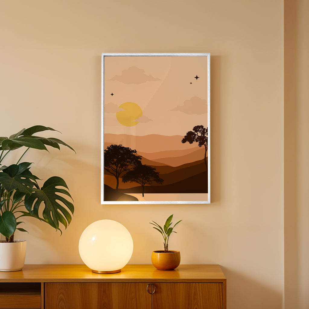 Quiet Hills Abstract Wall Art (AB97)