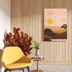 Quiet Hills Abstract Wall Art (AB97)