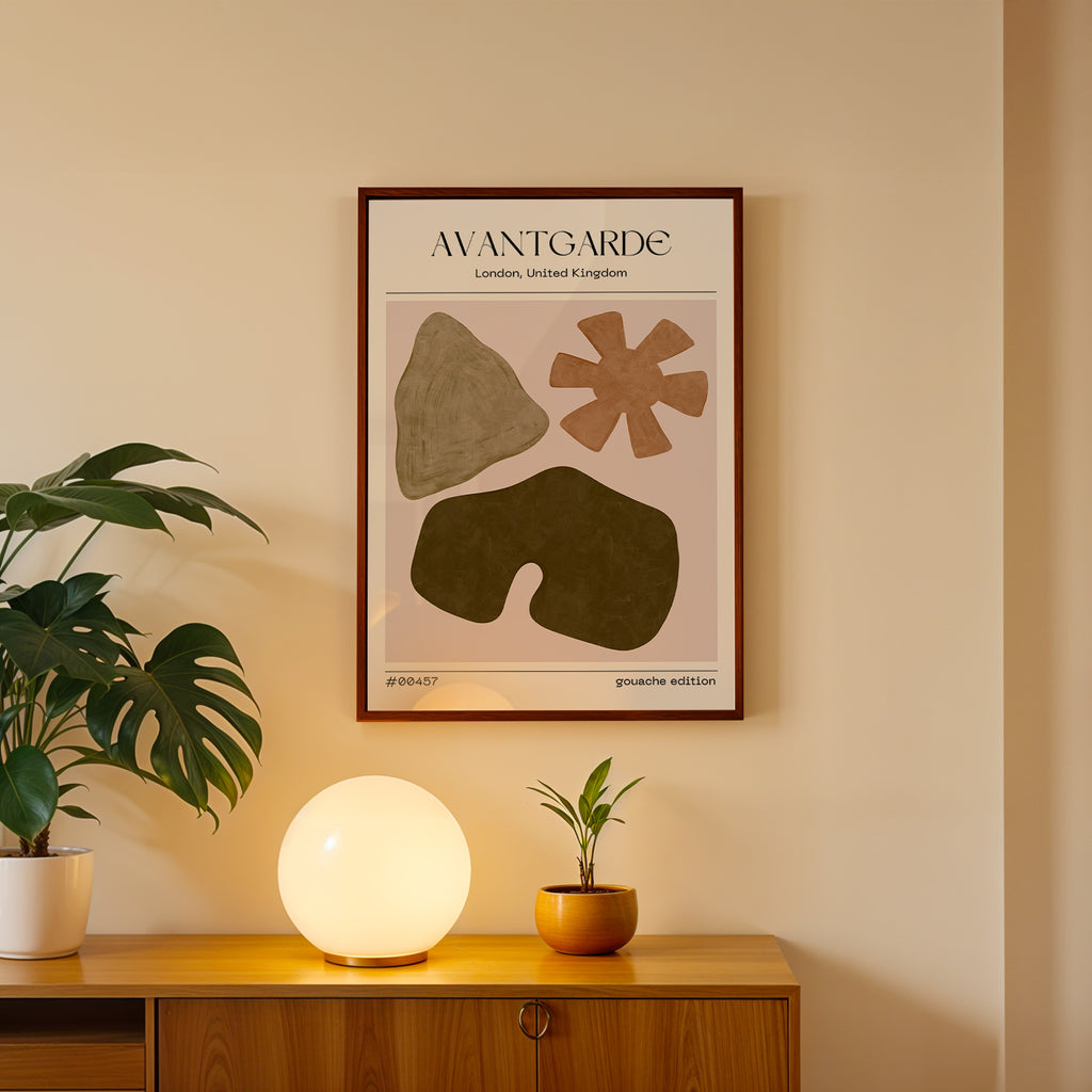 Soft Harvest Abstract Wall Decor (AB98)