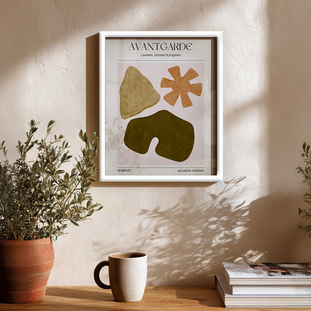 Soft Harvest Abstract Wall Decor (AB98)