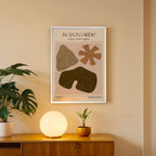 Soft Harvest Abstract Wall Decor (AB98)