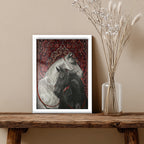 Horses – Classic Persian Artistic Wall Art (AN1)