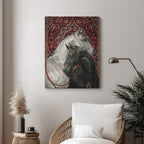Horses – Classic Persian Artistic Wall Art (AN1)