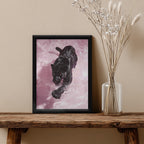 Black Panther – Dynamic Water Artistic Wall Art (AN14)