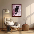 Black Panther – Dynamic Water Artistic Wall Art (AN14)