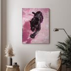 Black Panther – Dynamic Water Artistic Wall Art (AN14)