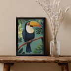 Toucan – Tropical Modern Artistic Wall Art (AN15)