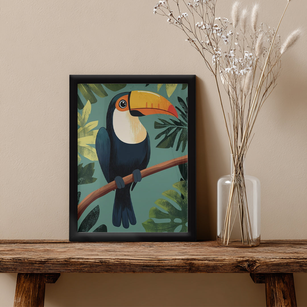Toucan – Tropical Modern Artistic Wall Art (AN15)