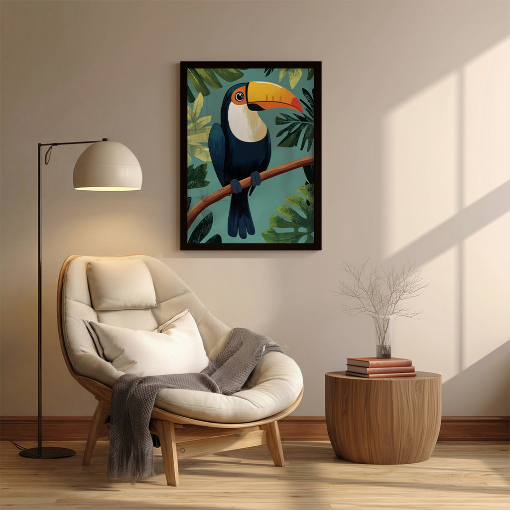 Toucan – Tropical Modern Artistic Wall Art (AN15)