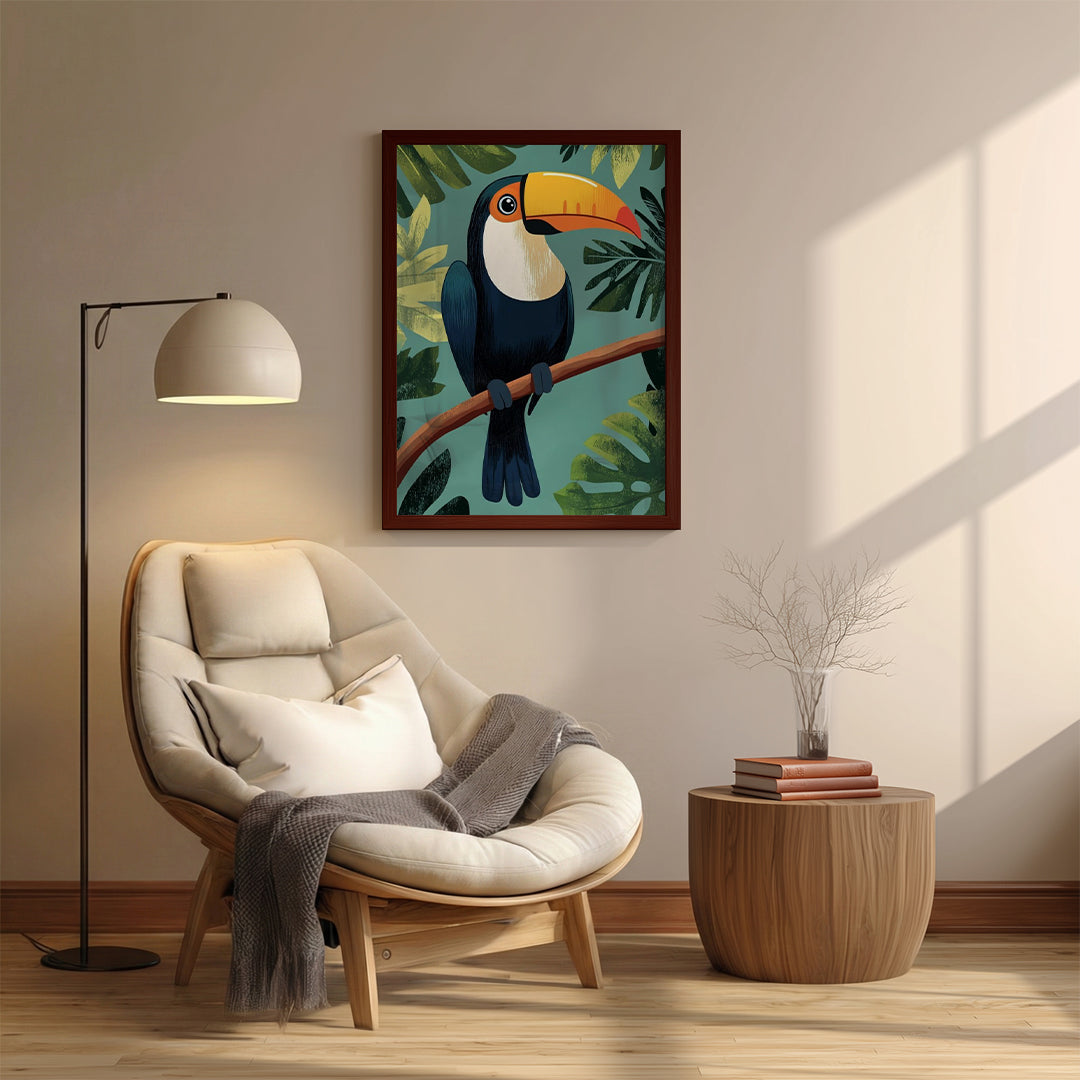 Toucan – Tropical Modern Artistic Wall Art (AN15)