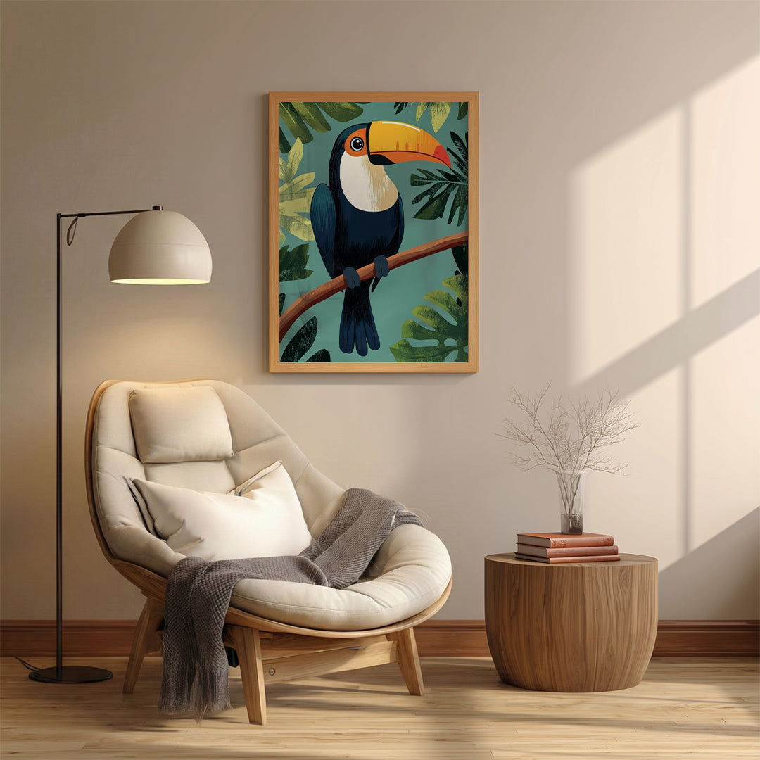 Toucan – Tropical Modern Artistic Wall Art (AN15)