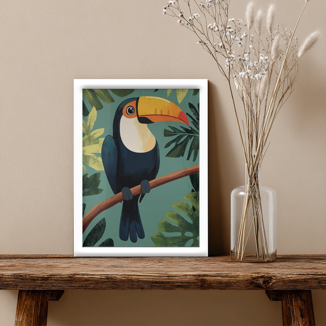Toucan – Tropical Modern Artistic Wall Art (AN15)