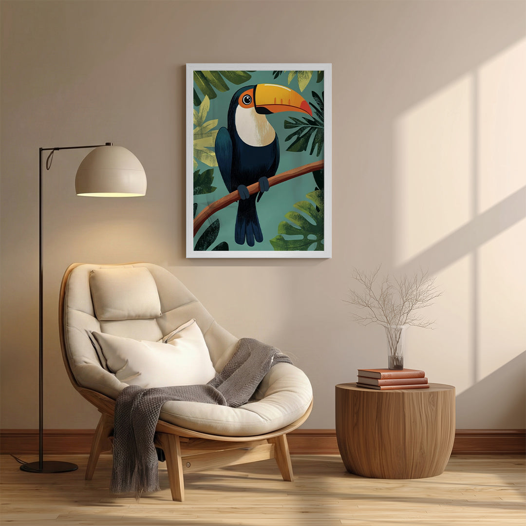 Toucan – Tropical Modern Artistic Wall Art (AN15)
