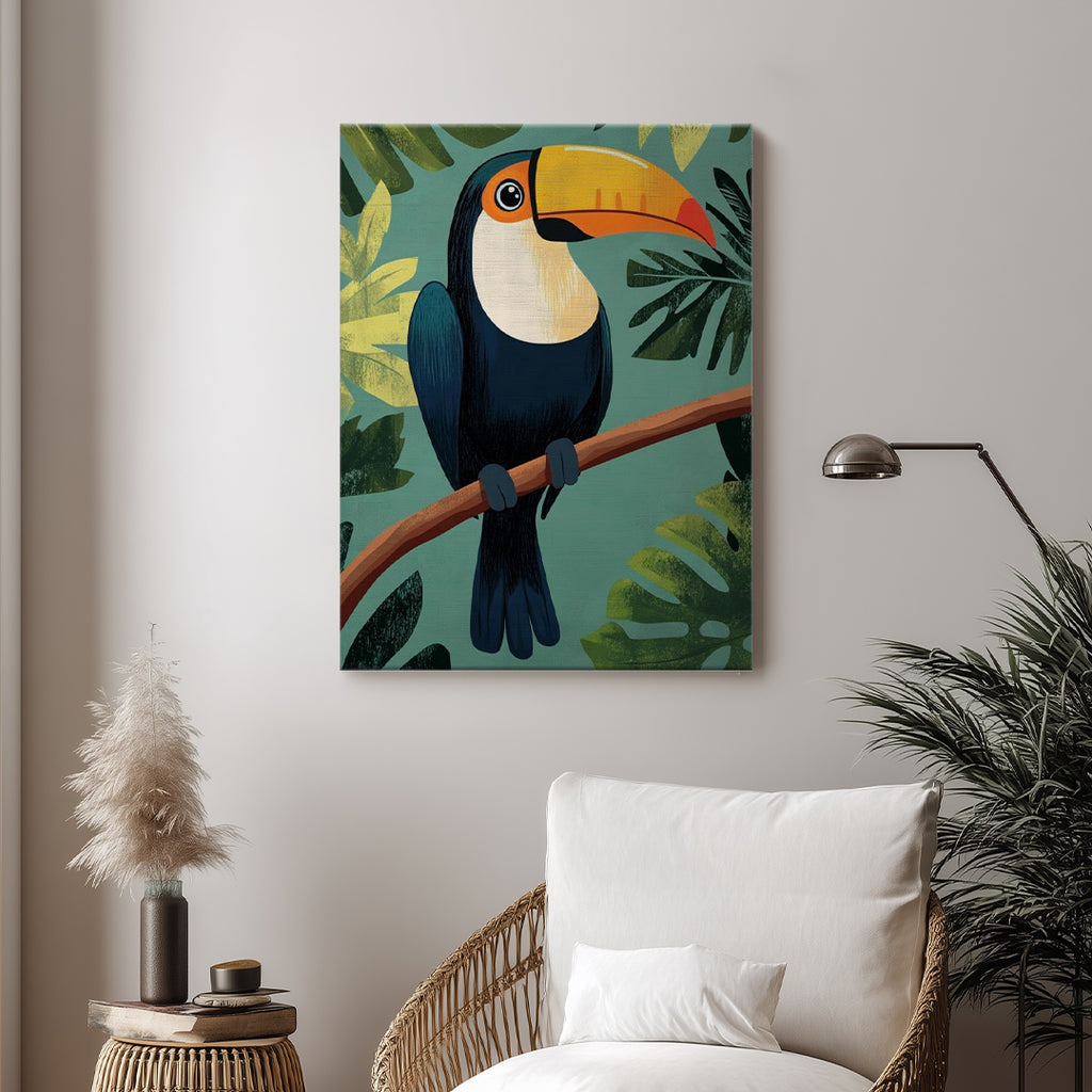 Toucan – Tropical Modern Artistic Wall Art (AN15)