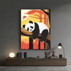 Panda – Relaxed Modern Artistic Wall Art (AN17)