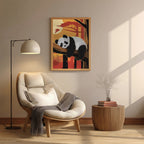 Panda – Relaxed Modern Artistic Wall Art (AN17)