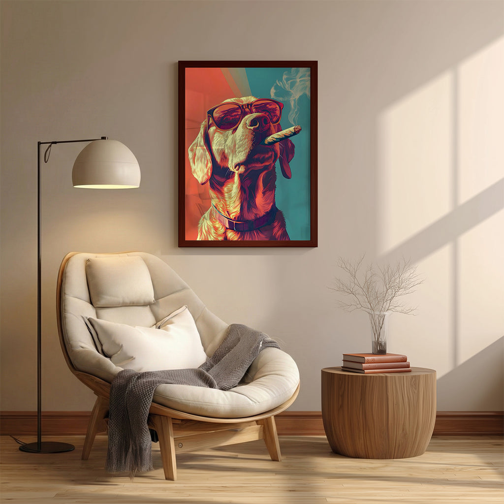 Dog – Bold Pop Art Artistic Wall Art (AN19)