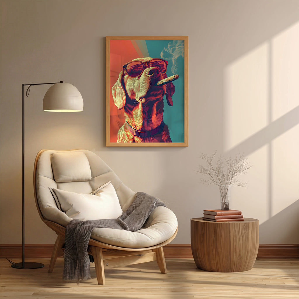 Dog – Bold Pop Art Artistic Wall Art (AN19)