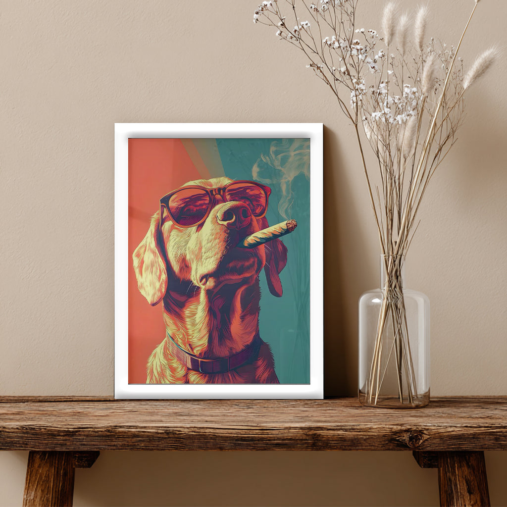 Dog – Bold Pop Art Artistic Wall Art (AN19)