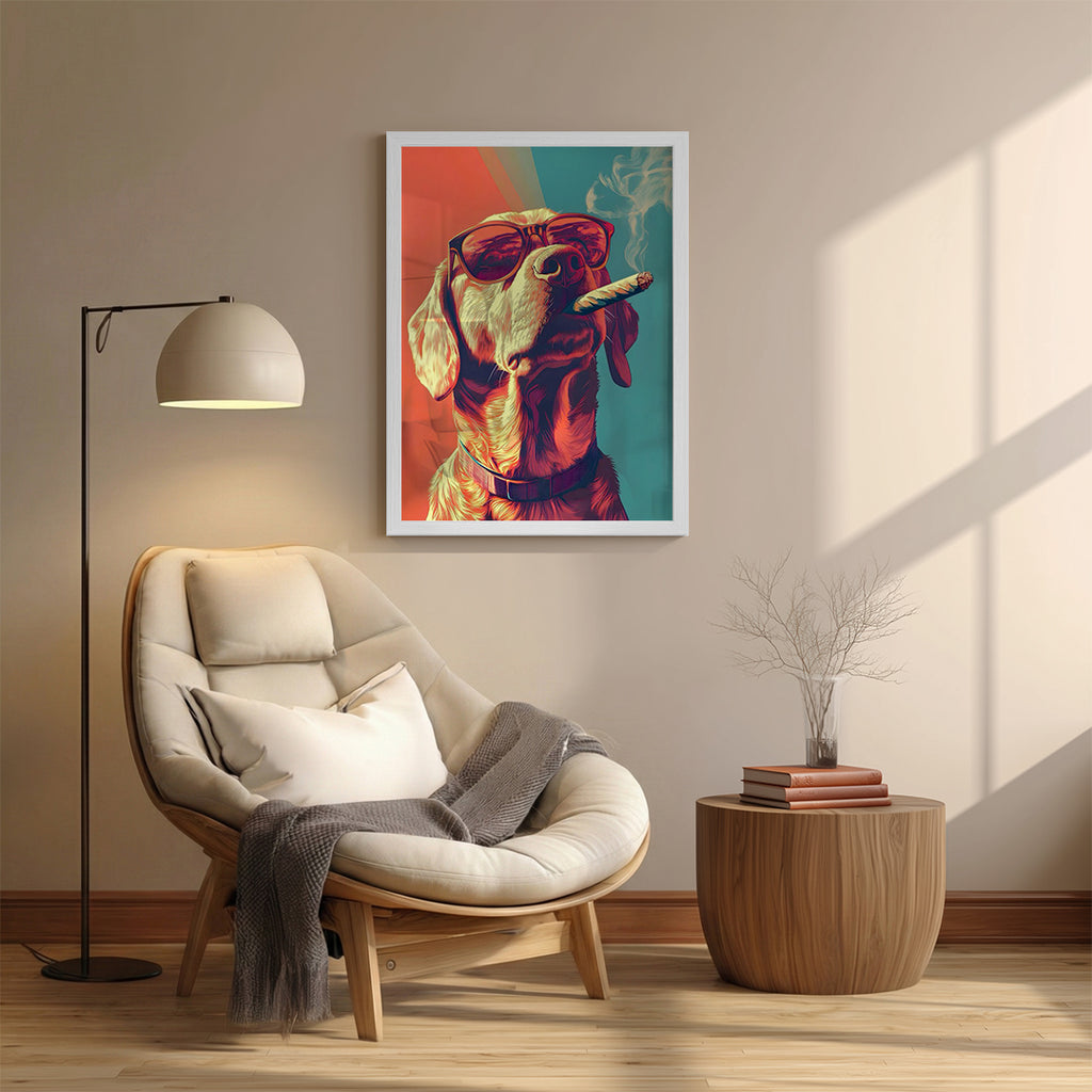 Dog – Bold Pop Art Artistic Wall Art (AN19)