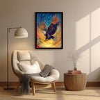 Eagle – Majestic Fire Artistic Wall Art (AN21)