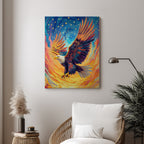 Eagle – Majestic Fire Artistic Wall Art (AN21)
