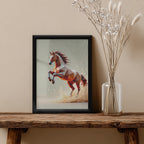 Horse – Dynamic Geometric Artistic Wall Art (AN25)