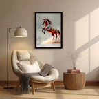 Horse – Dynamic Geometric Artistic Wall Art (AN25)