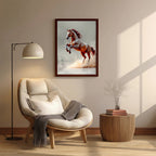 Horse – Dynamic Geometric Artistic Wall Art (AN25)