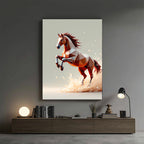 Horse – Dynamic Geometric Artistic Wall Art (AN25)