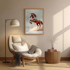 Horse – Dynamic Geometric Artistic Wall Art (AN25)
