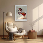 Horse – Dynamic Geometric Artistic Wall Art (AN25)