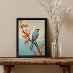 Bird – Elegant Floral Artistic Wall Art (AN29)