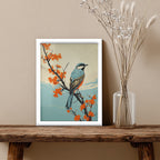 Bird – Elegant Floral Artistic Wall Art (AN29)