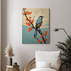 Bird – Elegant Floral Artistic Wall Art (AN29)
