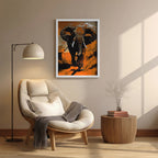 Elephant – Bold Abstract Artistic Wall Art (AN3)