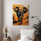 Elephant – Bold Abstract Artistic Wall Art (AN3)