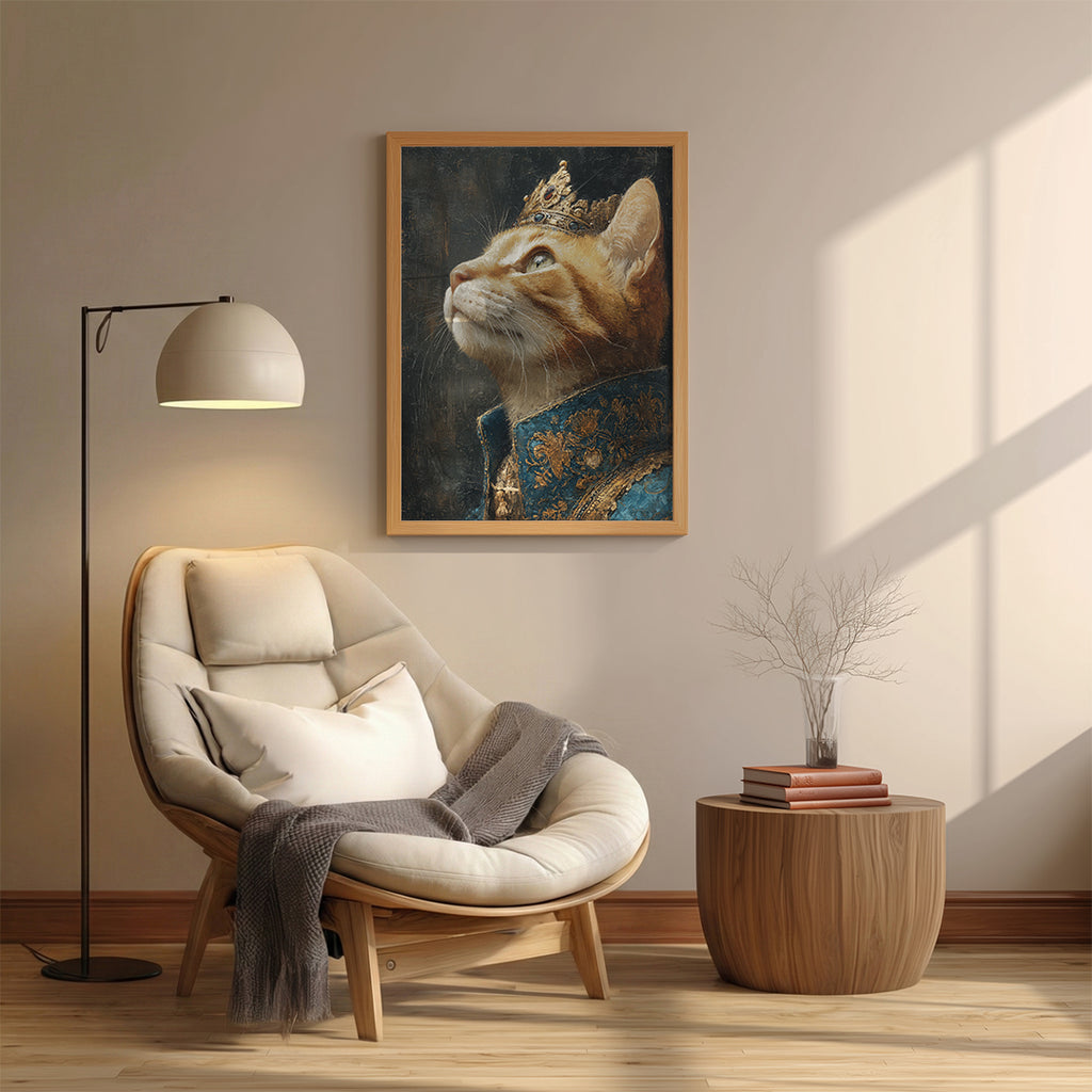 Cat – Royal Classic Artistic Wall Art (AN36)