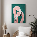 Flamingos – Minimal Modern Artistic Wall Art (AN4)