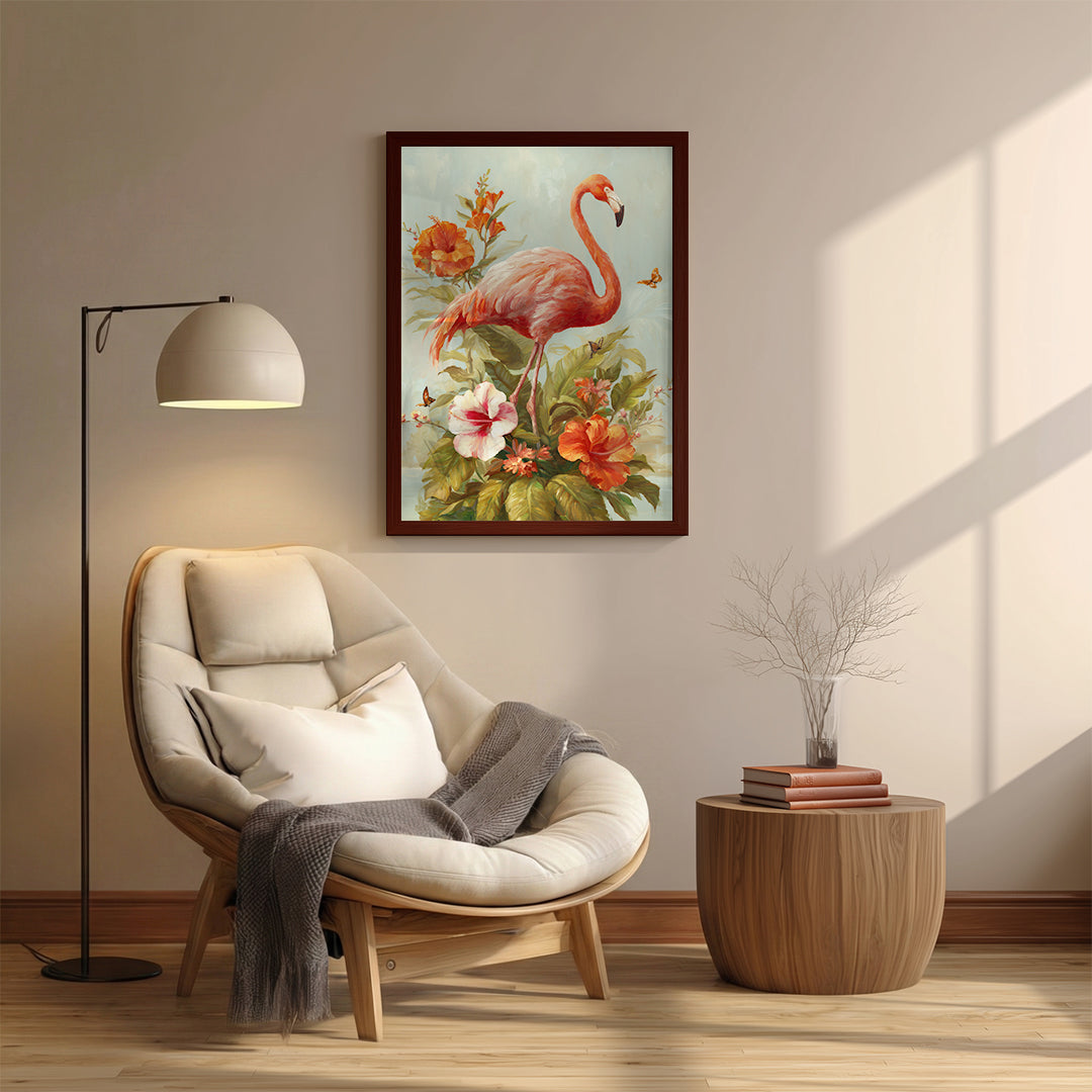 Flamingo – Floral Artistic Wall Decorl (AN40)