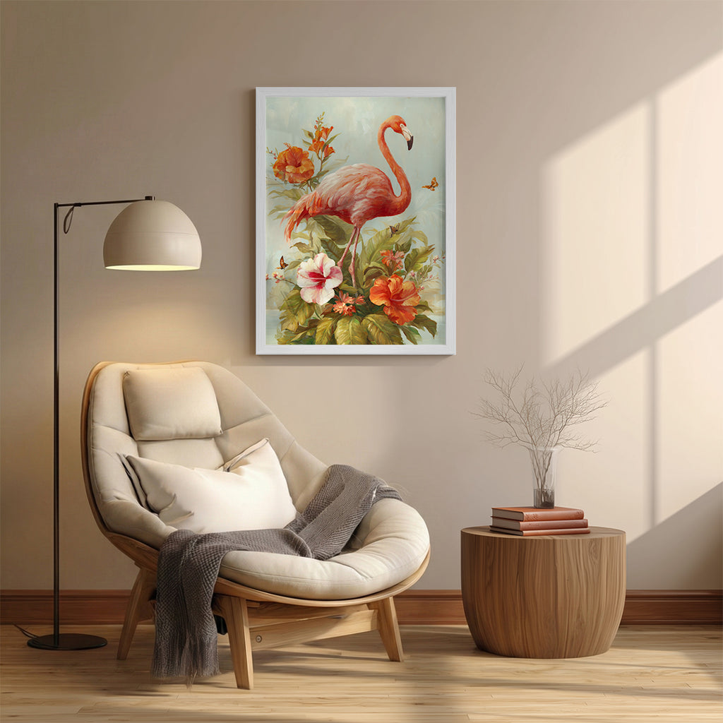 Flamingo – Floral Artistic Wall Decorl (AN40)