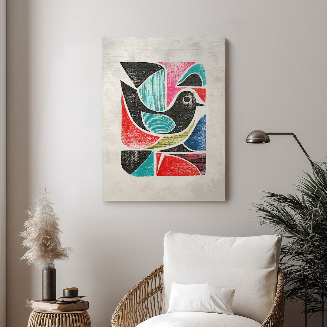 Bird Colorful Artistic Wall Art (AN42)