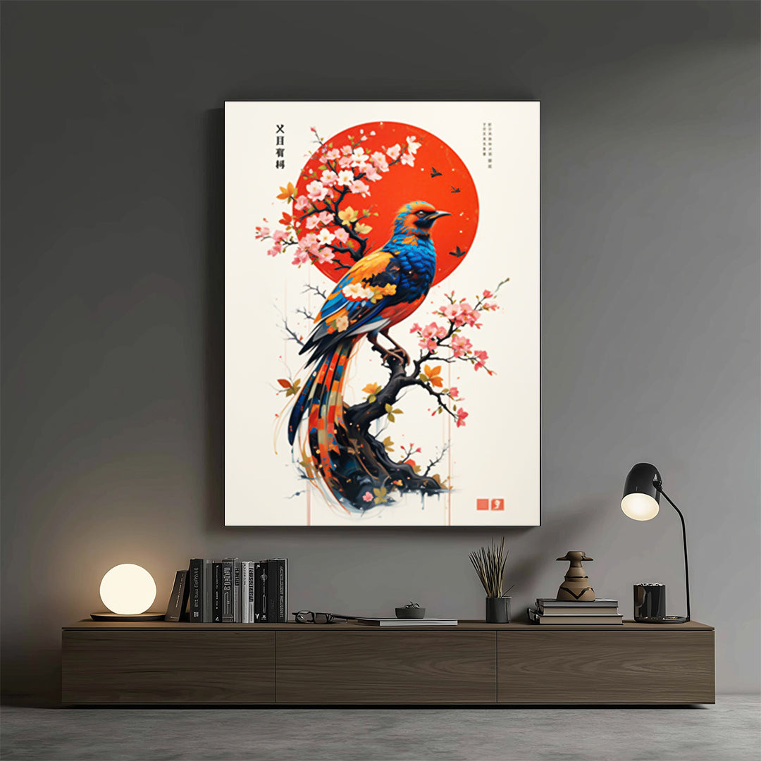 Birds – Colorful Artistic Wall Art (AN46)