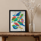 Birds – Colorful Artistic Wall Art (AN47)