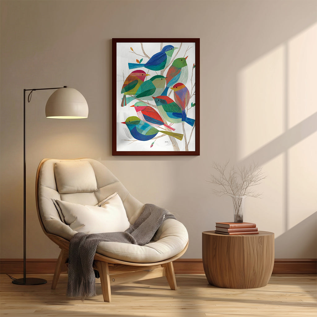Birds – Colorful Artistic Wall Art (AN47)