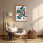 Birds – Colorful Artistic Wall Art (AN47)