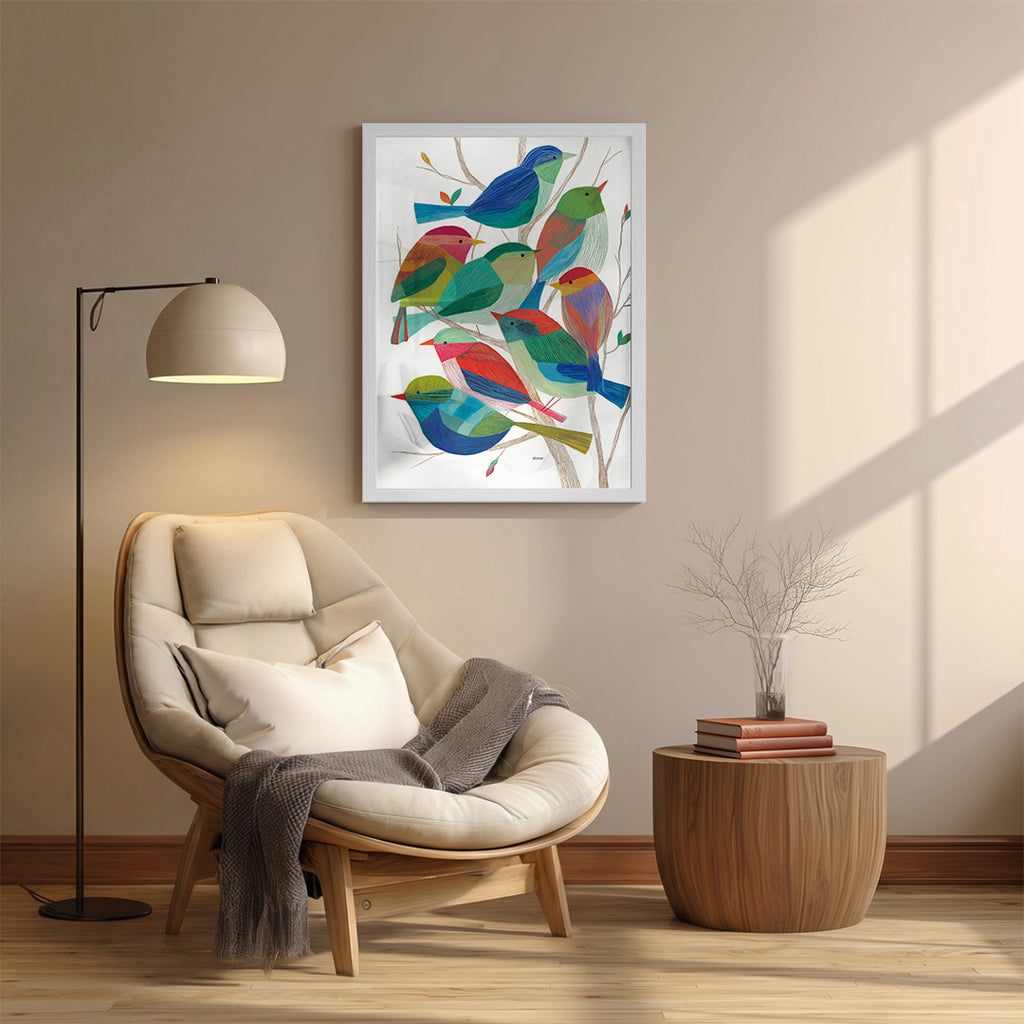 Birds – Colorful Artistic Wall Art (AN47)