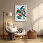 Birds – Colorful Artistic Wall Art (AN47)