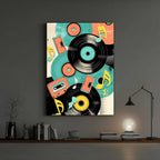Retro Music Art Wall Frame (CS1)