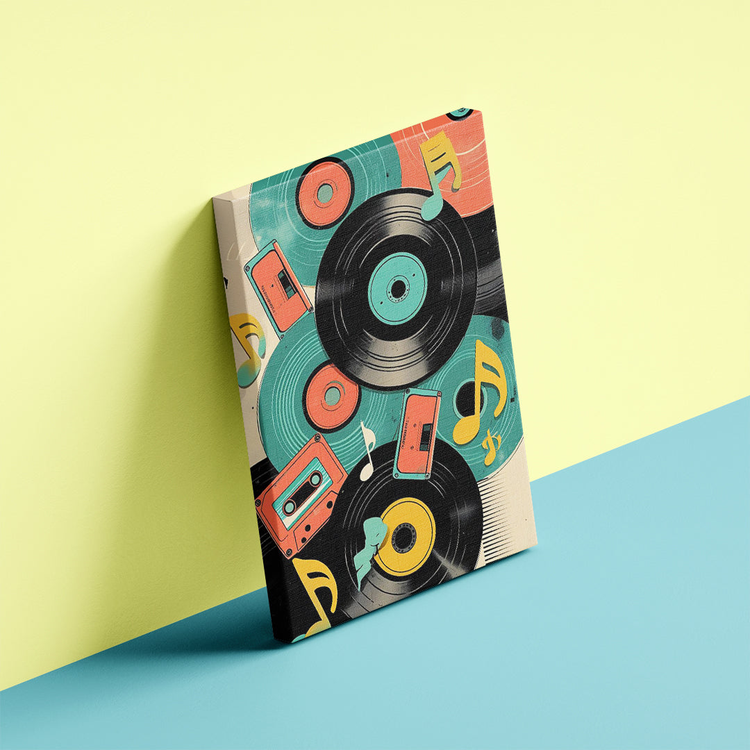 Retro Music Art Wall Frame (CS1)